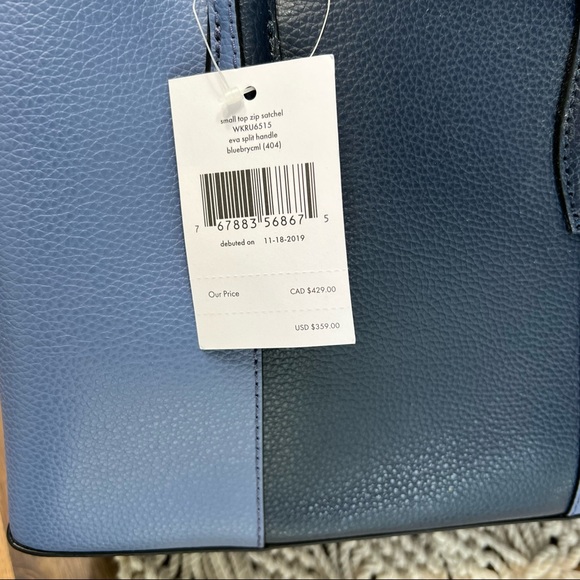 NWT kate spade | eva small top zip satchel • HOST PICK - Picture 8 of 12
